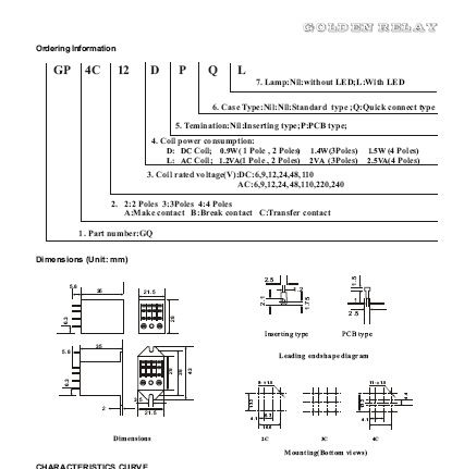 供应高登 GP SMET JZX-18FF 通用功率继电器 电流继电器 继电器