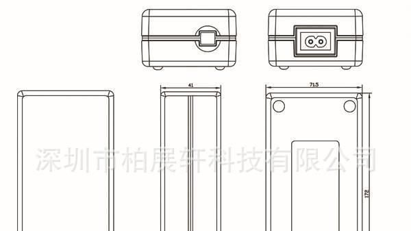 厂家直销白色电源/广告灯24V60W电源适配器/优质过认证电源