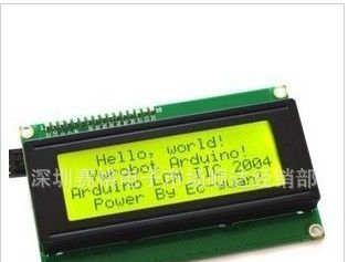 2004 LCD 2004A液晶 LCD 2004液晶模块 5V 黄绿屏 20X4 LCD