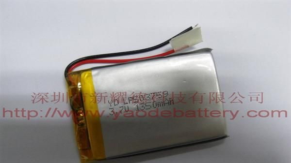 3.7V 1.3AH 聚合物<font color=red>锂电池</font>(图)