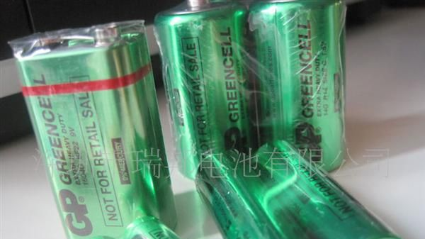 GP超霸9V碳性电池 6F22 GP超霸1604G电池  GP电池