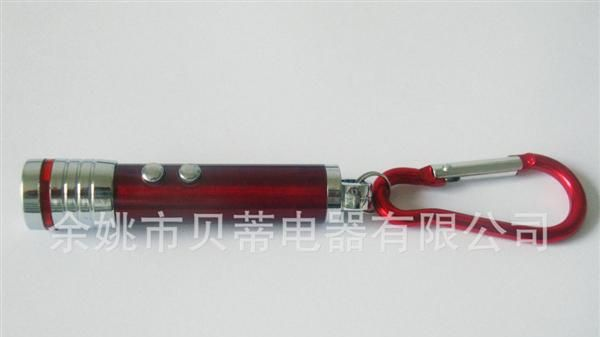 快闪LED激光手电筒，登山扣LED礼品手电筒