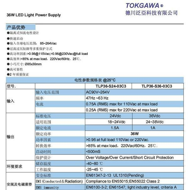 LED吸顶灯电源  厂家