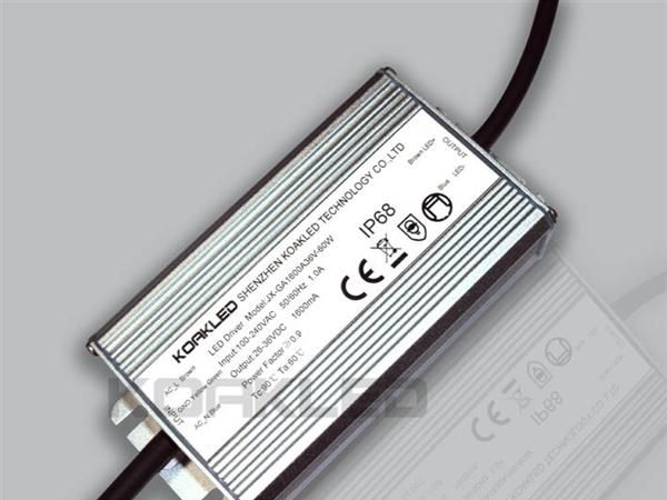 可过认证安规 金橡品牌40W开关电源 LED投光灯防水电源