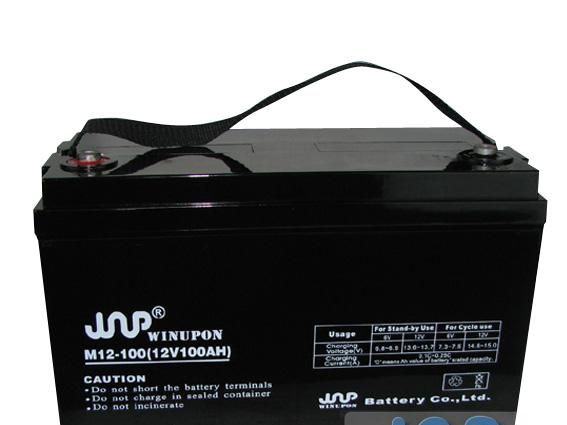 便携太阳能电池，12V100AH便携太阳能电池免维护