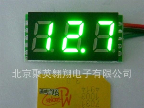 【测量0-100v】电源7-30v 电动车汽车改装电瓶<font color=red>锂电池</fo
