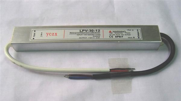 生产供应12V30W防水开关<font color=red>电源</font>、<font colo