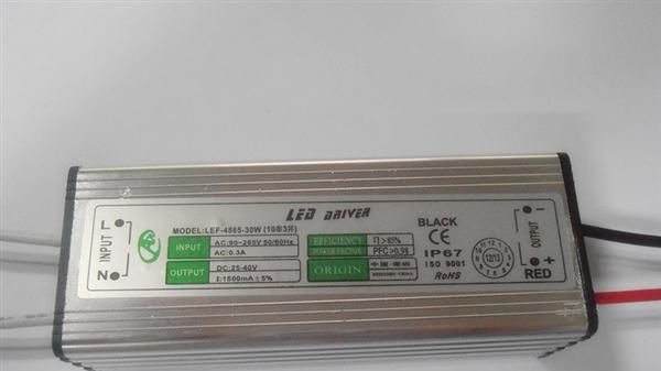 <font color=red>LED电源</font> 30W 10串3并 防水<font col