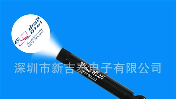 LED投影手电筒、耐用LED钥匙扣手电筒、精美迷你小手电筒