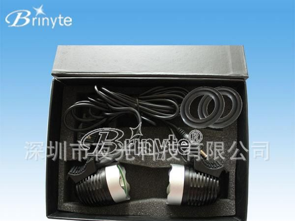 Brinyte  BL04两头车灯 多功能自行车灯  四档U2 礼品套装