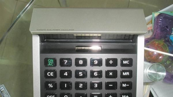 JS-4163   背光计算器   双电源10位背光计算器