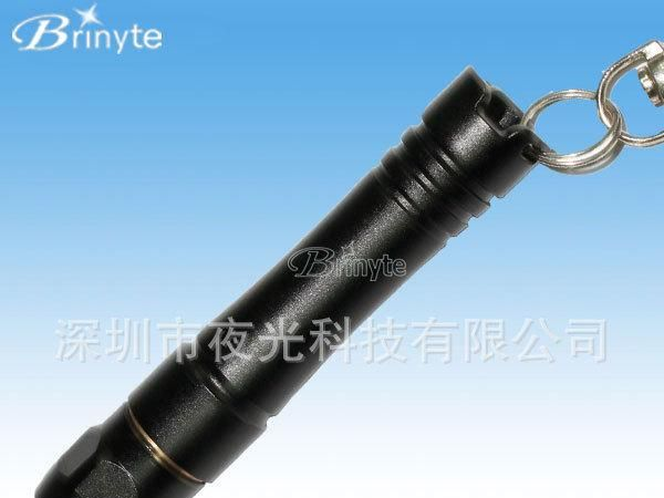 Brinyte B7E黑色 cree R5纯白光 进口  钥匙扣小手电筒