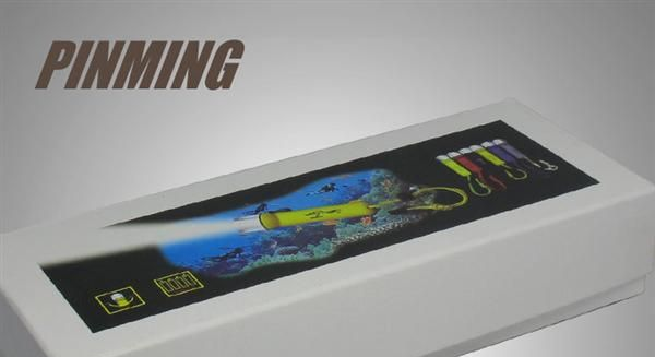 潜水大功率手电筒 ABS料潜水LED电筒 品明CREEQ级潜水LED手电筒
