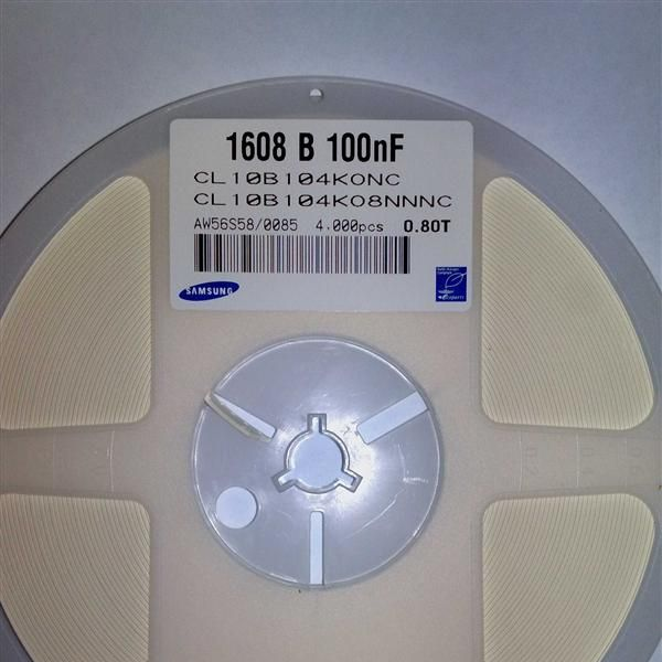 大量批发三星贴片电容0805 106K 10UF 10V 价格优