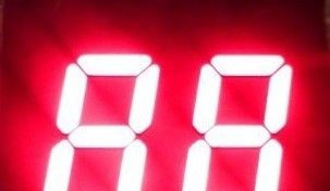 二位LED数码管，LED数码管抗冲击性能好