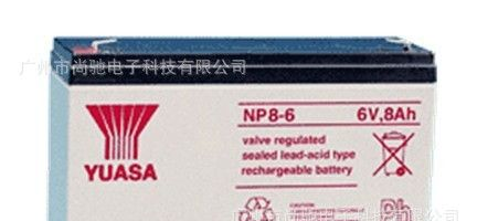 YUASA NP8-6 <font color=red>电池</font> 6V 8AH 蓄<fon