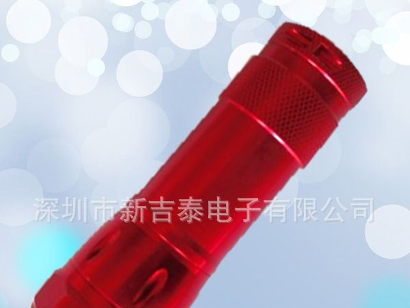 LED 3灯6灯9灯小手电筒、金属LED小手电筒生产厂家、钥匙扣手电筒