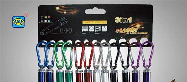 品明厂家特批多功能红激光照明带闪光二合一迷你礼品LED手电筒