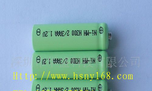 华盛科技供应2/3 AAA 1.2V 尖头镍氢充电<font color=red>电池</font>