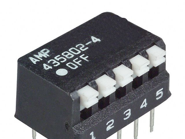 供应DIP 开关5435802-4原装现货批发