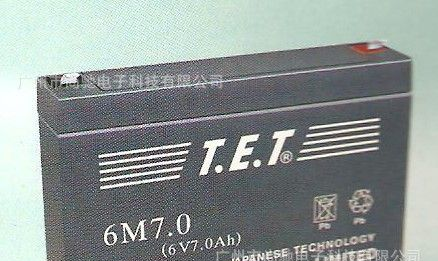 供应T.E.T 6M7.0 6V7.0AH玩具车/电子称/应急灯/医疗设备用蓄<font color
