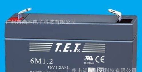 现货T.E.T 6M1.2 6V1.2AH应急电源/医疗设备/照明电源用蓄<font color=r