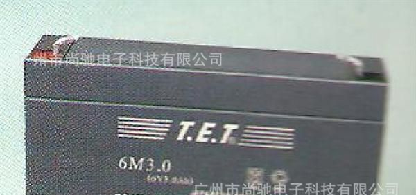 供应T.E.T 6M3.0 6V3.0AH医疗设备/应急电源/照明电源蓄<font color=re