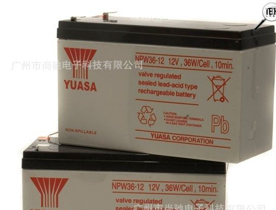 现货YUASA汤浅NPW36-12 12V36W/7.2AH医疗设备/船舶设备/UPS<font c