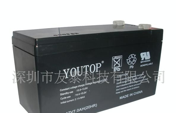 厂家供应<font color=red>铅酸电池</font>12V7AH(图),性价比好,长期优惠