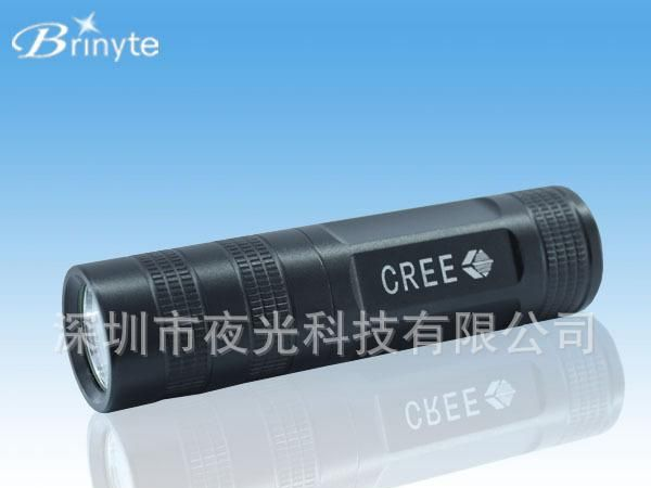 Brinyte 602C黑色 LED照玉石手电筒 美国原装CREE Q5 照玉神器