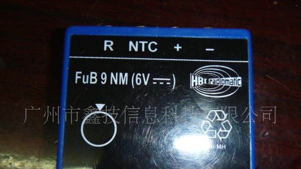 FUB 05AA 6V 500mAh遥控器<font color=red>电池</font> 全国货