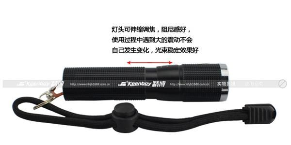 热销 CREE Q5 最小无极变焦 迷你强光LED手电筒 调焦 礼品手电