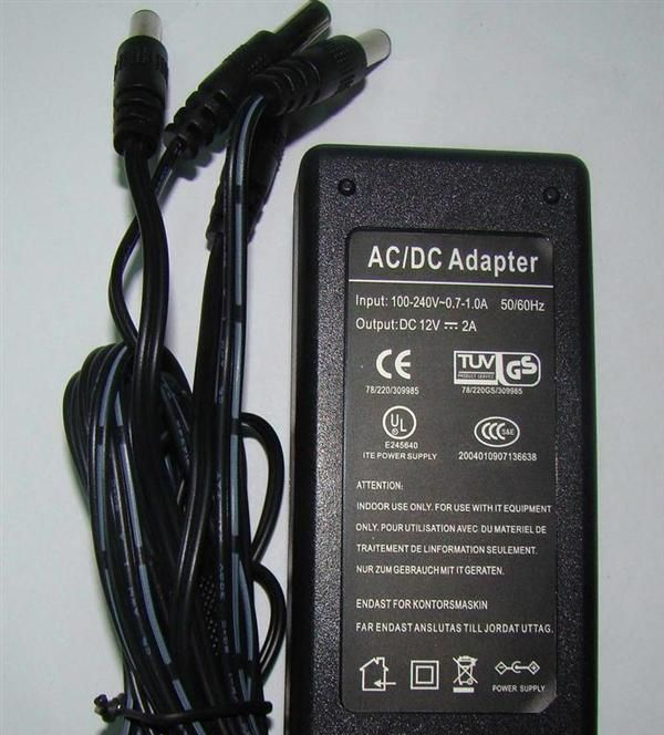 直供<font color=red>LED电源</font>4路输出12V2A开关<font col
