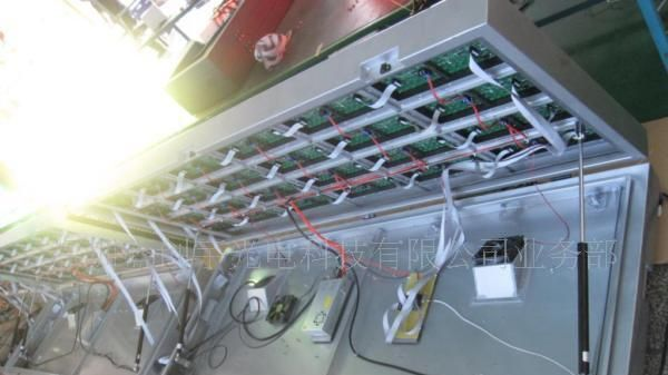 公路交通信息屏LED户外正面维护式电子显示屏P20户外单红字幕机