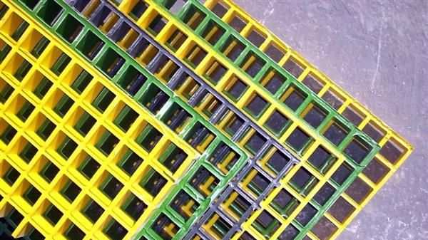 供应玻璃钢格栅板(中铬黄） 格栅  沟盖板