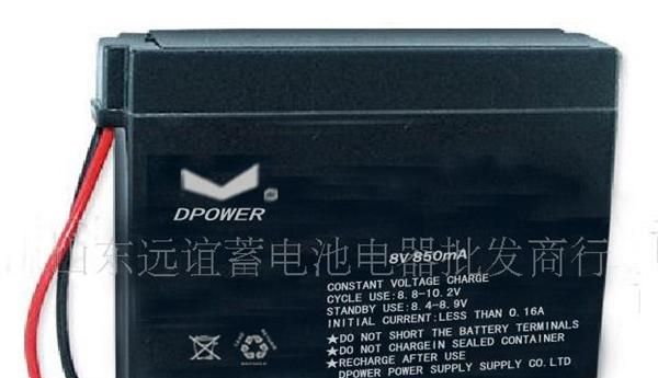 供应8V850mA玩具,后备电源用等用途蓄<font color=red>电池</font>