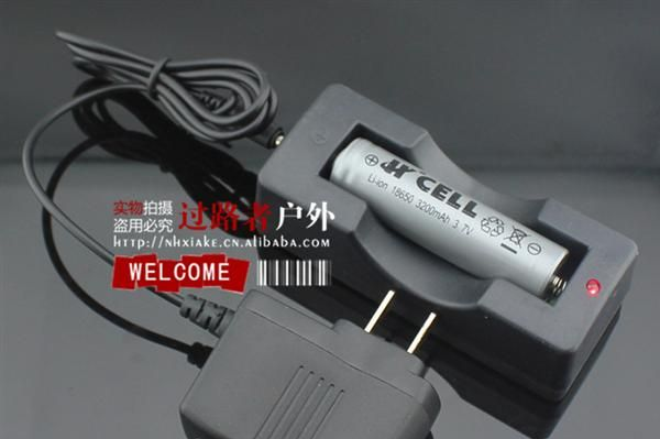 F033 18650<font color=red>电池</font>座+电源充 18650<fon