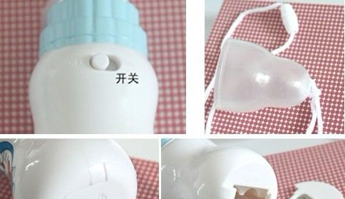 夏日流行电动玩具 新款迷你风扇 奶瓶造型风扇 创意 新奇特小风扇