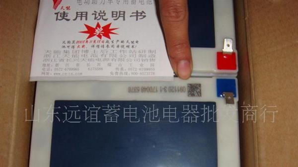 批发浙江天能48V12AH电动车<font color=red>电池</font> 6-DZM-12