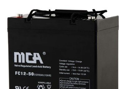 MCA蓄电池|锐牌蓄电池|MCA电池|FC12-50|12V50AH|