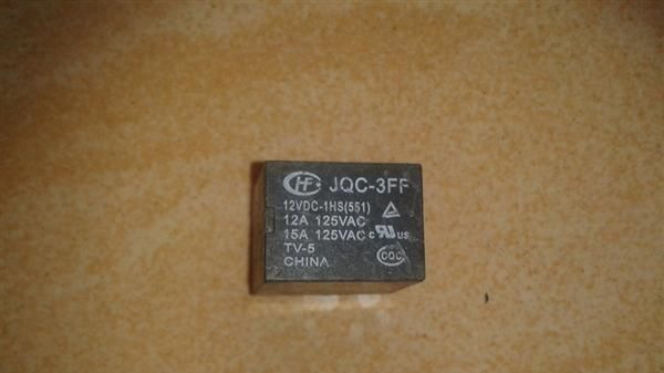 二手宏发JQC-3FF-12VDC-1HS继电器