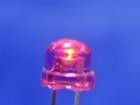 8MM草帽红光红色0.5W LED灯F8红超高亮LED　F8草帽红光