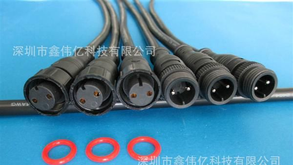 厂家供应【高温线】2P带大电流  <font color=red>LED</font>灯具防水<fo