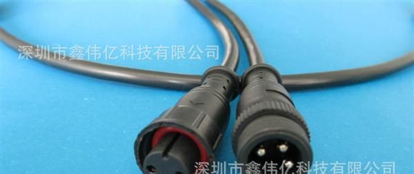 深圳电线电缆 3P 户内外<font color=red>LED</font>灯具防水接头 <fon
