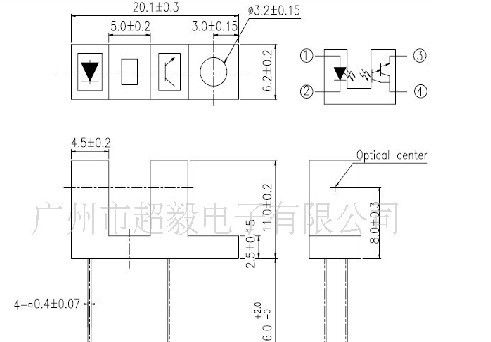 供应亿光对射式光耦 槽型光电开关ITR9813
