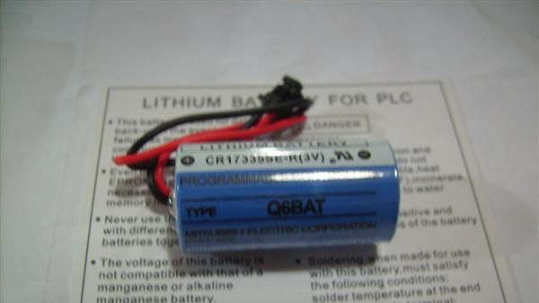 全新原装进口三菱Mitsubishi Q6BAT PLC<font color=red>锂电池</f