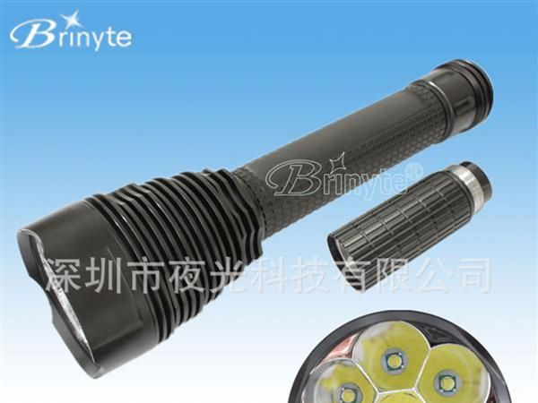 Brinyte  B20S七灯大功率手电筒 美国cree t6 五档调光
