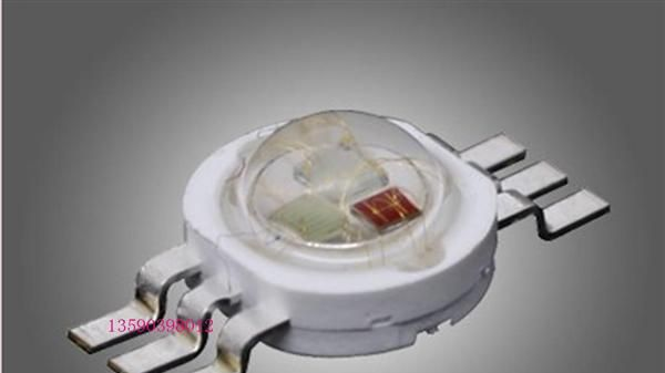3W全彩rgb灯珠 大功率rgb灯珠 rgb全彩LED光源