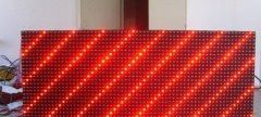 供应湖南衡阳永州郴州P10半户外成品LED电子显示屏25*73CM条屏