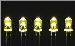 质优价廉 生产供应直径3mm 短脚绿光发光管